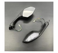SVTSTRQE Specchietto retrovisore Moto per Y&amaha YZF R1 2015-2021 R6 2017-2021 Indicatore Direzione dello Specchietto Retrovisore Girevole Specchietti Laterali Moto
