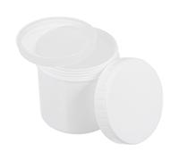 Svuotare Plastica Vernice Secchio 0.08 -Gallone con Coperchio Bianco 5pz