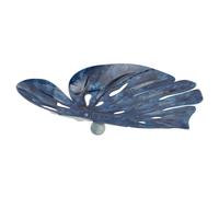 Svuotatasca Drop Blue, forme organiche e finitura blu profondo Dimensioni 27x23x h 5 cm -0,36 kg, colore blu profondo blu