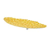 Svuotatasca Drop Yellow, forme organiche e finitura blu profondo Dimensioni 57x27x h 5 cm -0,6 kg, colore giallo giallo