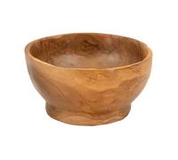 Svuotatasche in teak riciclato, realizzato a mano, realizzato a mano Dimensioni Ø 15x8CM - 0,5 kg Colore legno con venature marrone