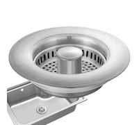 Svuotatore - Candela Di Scarico Facile Da Usare, Filtro Pop-up | Tappo Da Cucina In Acciaio Inossidabile, Trappola Per Bacino A Flusso Rapido Per Uscita Da 3,5 Pollici Bloccante Anti-blog Per Il Dra