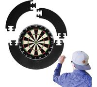 SVUPUE Anello Ricevitore Freccette, Cornice per Bersaglio, Cornice per Bersaglio per Protezione da Parete, Protezione per Bersaglio, Set da 5 (Nero)