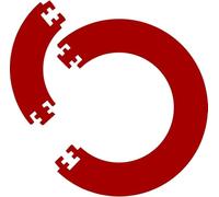 SVUPUE Anello Ricevitore Freccette, Cornice per Raccoglitore Freccette, Bersaglio, Cornice per Bersaglio per Protezione da Parete, Protezione per Bersaglio, Set da 5 (Rosso)