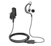 SVXSODA NX-200 TK-2140 - Auricolare radio a 2 vie con microfono, auricolare G regolabile per una lunga durata di sicurezza/costruzione, compatibile con Kenwood NEXEDGE & TK Series