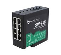 SW-518 Switch Ethernet non gestito Numero di porte: 8 5-30VDC RJ45 SW BRAINBOXES