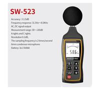 SW-523/524 Fonometro Decibel, Misuratore di descrizione digitale del rumore, Tester for fonometro precisione 30-130dBA 1,5 DB(SW-523)