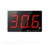 SW-525 Misuratore di livello sonoro digitale 30-130dB decibel rumore montato a parete Rilevatore DB Decibelimetro professionale(SW-525B)