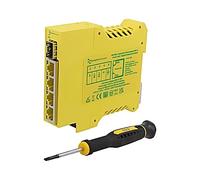 SW-595 Switch PoE Ethernet non gestito Numero di porte: 4 44-57VDC IP20 BRAIN...