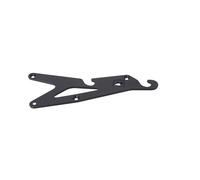 SW-Motech Piastra adattatore SLH per SLC - Nero. Universale. Per il lato sinistro., nero