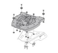Sw-motech Adattatore Piastra Di Montaggio Gpt.00.152.400 Alluminio