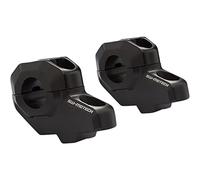 SW-Motech Bar indietro per manubrio da 22 mm - H-30 mm. Indietro 21 mm. Nero.