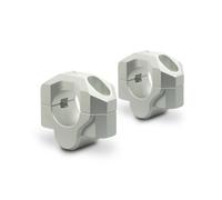 SW-Motech Bar montante per manubrio da 28 mm - Argento da 20 mm. Fresato.