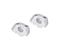 SW-Motech Barra posteriore variabile per manubrio Ø28 - H=28mm. Schienale 5/10/15/20/25/30 mm., argento