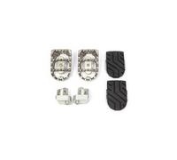 SW-Motech Aprilia/BMW/Suzuki, Kit poggiapiedi ION male Argento/Nero