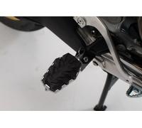SW-Motech Set Poggiapiedi Evo – Pedane regolabili per molti veicoli, Nero/Argento
