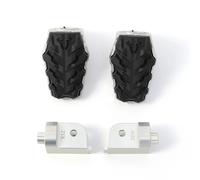 SW-Motech Kit poggiapiedi EVO regolabili per Triumph Tiger 800/900/1200, Scrambler 1200 Argento/Nero