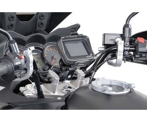 SW-Motech Handlebar, Supporto GPS 28 mm male Argento
