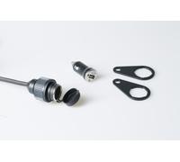 Sw-motech Caricabatterie Electrical Connection Universal Fixing With Usb Adapter