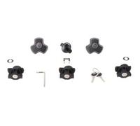 Sw-Motech Kit serratura bauletti rigidi 3 lucchetti + 1 kit serratura TRAX + 2 antifurti