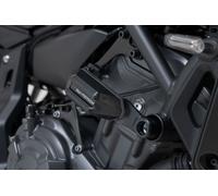 SW-Motech Kit slider telaio - Nero. Yamaha MT-07 (14-) / MT-07 Tracer (16-)., nero