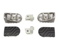 SW-Motech BMW/Triumph, Kit poggiapiedi ION male Argento/Nero