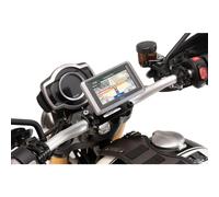 SW-Motech Supporto GPS per manubrio - Nero - Compatibile con Honda/Suzuki/Triumph