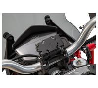 Accessori gps - SW-MOTECH Supporto navigatore per manubrio2Nero. Moto Guzzi V85 TT (19-).