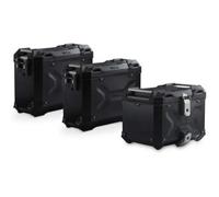 Sw-Motech Set bagaglio Adventure Nero. BMW F 850 GS Adv (20-). Telai acc. inox