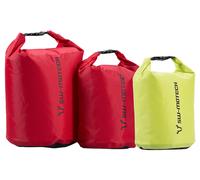 Drypack storage bag set SW-MOTECH 4/8/13 l. Yellow/red. Waterproof. Roll closure.