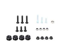 SW-MOTECH Set di ADATTATORI per SYSBAG 10/15/30/S/M/L Piastra di Montaggio Baule Nero, X Unisex-Adult, Black, One Size