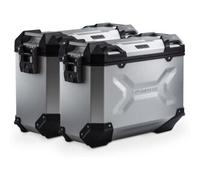 Sw-Motech Sistema valigie in alluminio TRAX ADV Argento. 37/37 l. Suzuki V-Strom 1000 (14-19).