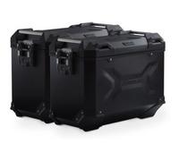 Sistema di valigie in alluminio SW-Motech TRAX ADV - Nero. 45/45L. Honda NT1100 (21-)., nero