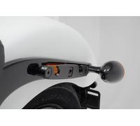Legend Gear supporto laterale per Harley-Davidson Softail, nero