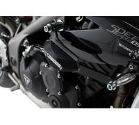 SW-Motech Kit slider telaio - Nero. Triumph Speed Triple 1050 (10-)., nero