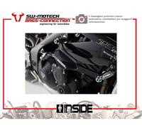 SW-Motech Kit slider telaio - Nero. Triumph Speed Triple 1050 (10-)., nero