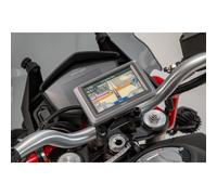 Accessori gps - SW-MOTECH Supporto navigatore per manubrio2Nero. Moto Guzzi V85 TT (19-).