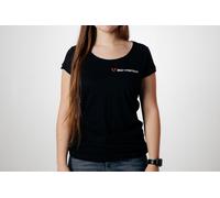 SW-Motech T-Shirt - Linea Core. Nero. Donne. Taglia S.