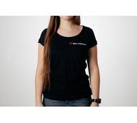 SW-Motech T-Shirt - Linea Core. Nero. Donne. Taglia XL.
