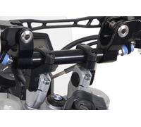 SW-Motech Vario barra posteriore per manubrio Ø 28 mm - Up/back variabile. Nero., nero