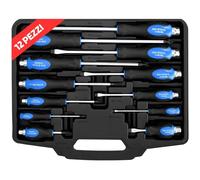 SW-Stahl 12 Pz. Set Cacciavite Resistente Intaglio 3,2 - 9,5mm Croce PH0- 4