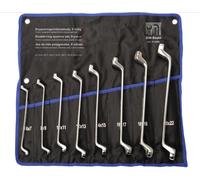 SW-Stahl 01508L Set Di Chiavi A Anello Doppio 8 Pezzi 6-22 Mm Inclinato