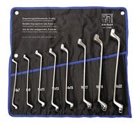 SW-Stahl 01508L Set Di Chiavi A Anello Doppio 8 Pezzi 6-22 Mm Inclinato