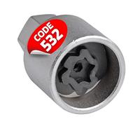 SW-Stahl 02383L-12 Chiusura Cerchioni Adattatore Codice 532 Blocco Chiave per VW