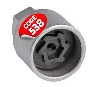 SW-Stahl 02383L-18 - Lucchetto per cerchione, adattatore 538, adatto per VW I, serrature per cerchioni, serratura per cerchioni, attrezzi per smontaggio dei cerchioni, serratura per cerchioni, chiave