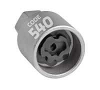 SW-Stahl 02383L-20 - Adattatore di rimozione per serratura dei cerchioni, adatto per VW I, adattatore 540, strumento di smontaggio per allentare il fusibile della ruota, strumento di rimozione per