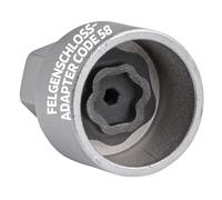 SW-Stahl 02384L-18 - Lucchetto per cerchione BMW Adattatore 58
