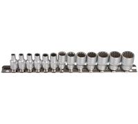 SW-Stahl 05440L Set Chiavi a Bussola Multisteck, 14 Pezzi