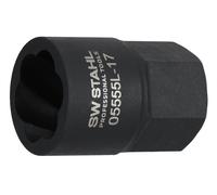 SW-Stahl 05555L-17 Spiral Scanalature Utilizzo 3/8 " 17 MM Noce Speciale Chiavi