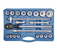 SW-Stahl Set Chiavi a Bussola 3/4 " 21 Pz. Scatola Cricchetto Box Cassetta